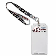 Cole Custer 2022 Wincraft #41 Haastooling.com Lanyard W/Credential Holder