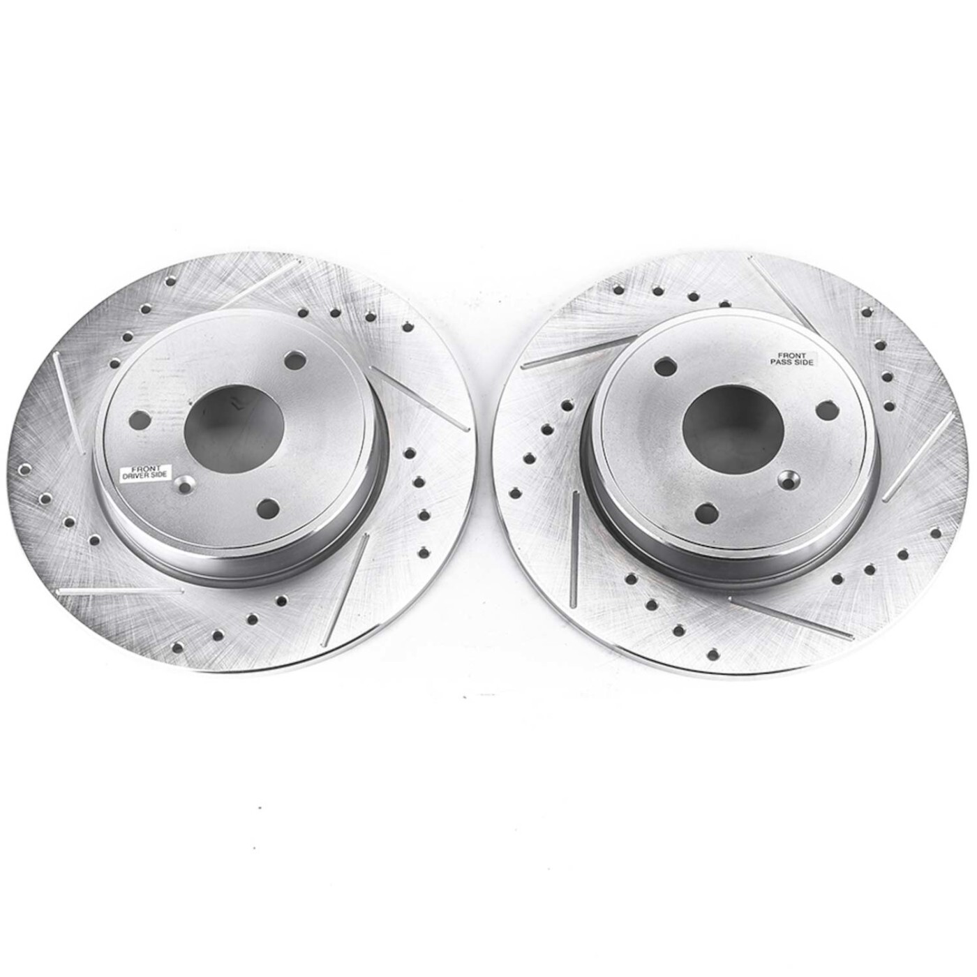 Powerstop EBR1261XPR Brake Discs 2-Wheel Set Front for Smart Fortwo 2008-2016