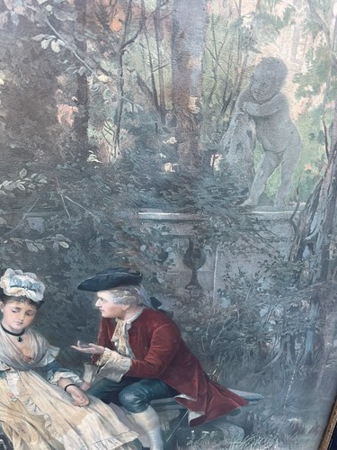Bild Gemälde Friedrich August von Kaulbach um 1900 Kunstdruck München Berlin Top - Bild 7 von 9