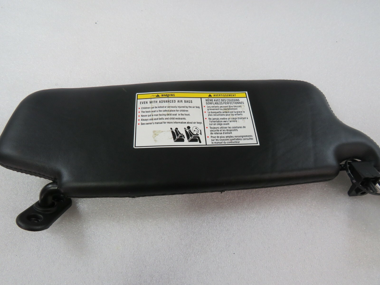 Ferrari FF, LH, Left, Sun Visor, Black, Leather, Used, P/N 820543