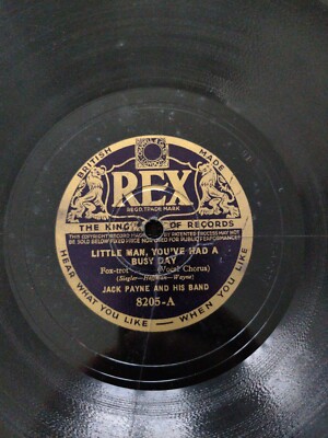 Jack Payne 78 '' Little Man, You've Had A Busy Day / Moon Country