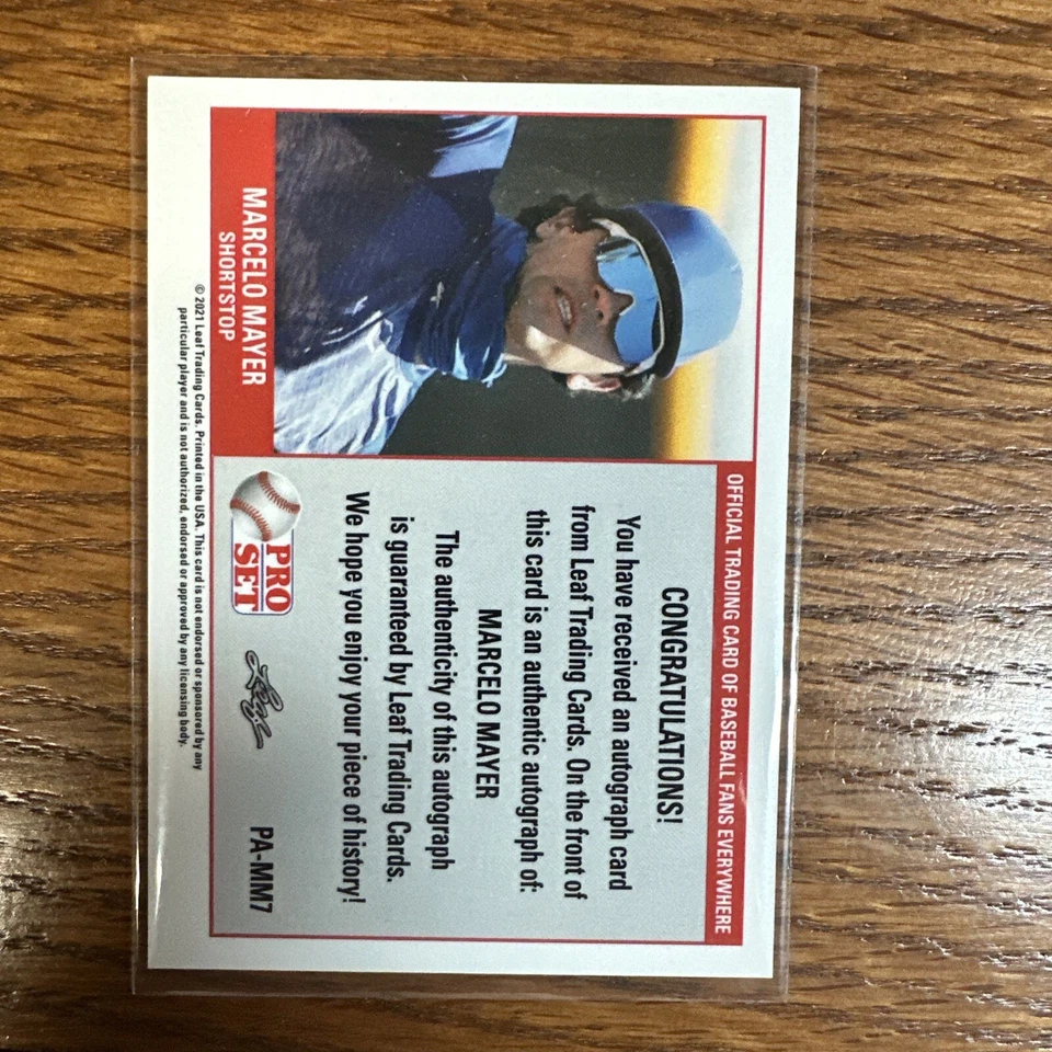 Pro Set Autographs Red Mojo #PA-MM7 Marcelo Mayer (AU, RC) - Image 2 of 4