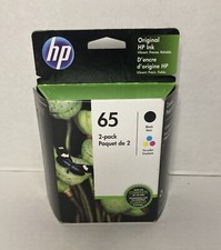 HP 65 T0A36AN Black  Tri-color Original Ink Cartridges October 2020