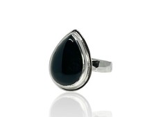 Black Onyx Ring 925 Sterling Silver Gift for Girls Jewelry All Size MO7004