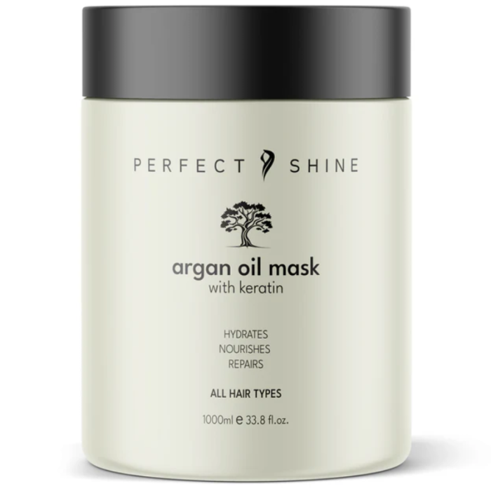 Perfect Shine Argan Oil Mask With Keratin 1000ml Hydrates, Nourishes, Repairs