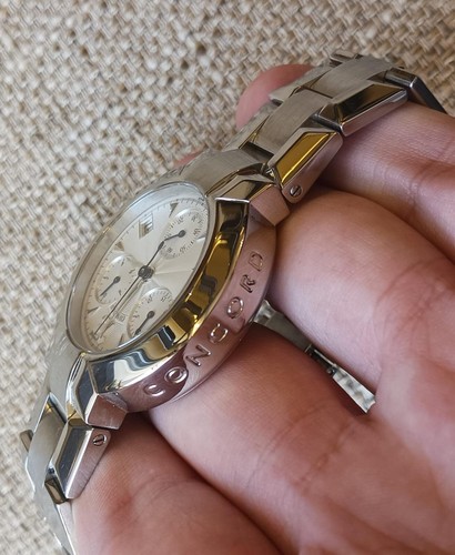 ✅ CONCORD La Scala - Chronograph - Schweizer Armbanduhr - Quarz - 38mm ✅ - Bild 9 von 23
