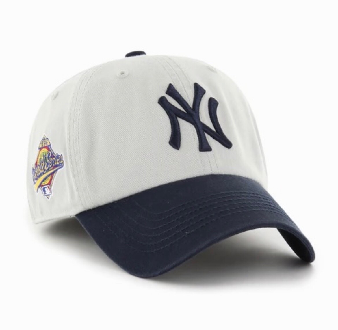New '47 Brand New York Yankees Cooperstown World Series Cap in Gray For Large