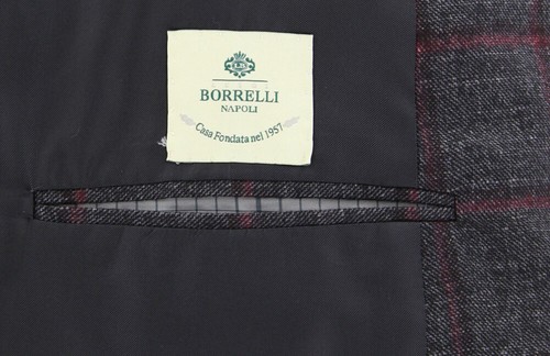 Luigi Borrelli Charcoal Gray Sportcoat - (GU3BC211930) - Picture 4 of 4