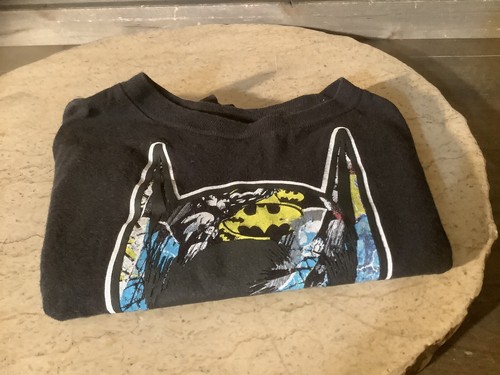 Boys Size Small 6/7 Black T-Shirt DC COMICS SUPER HEROES SHORT SLEEVE - Picture 2 of 4