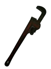 Vintage 8 inch Toledo Pipe Wrench Toledo Beaver Tools Ohio Made in USA