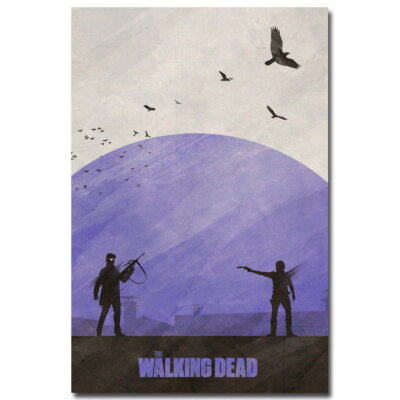 83392 The Walking Dead 6 TV Series Daryl Rick Decor Wall Print Poster