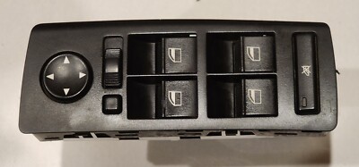 00-06 BMW X5 (E53) LEFT DRIVER DOOR POWER WINDOW SWITCH BUTTON W POWER FOLD J1.2