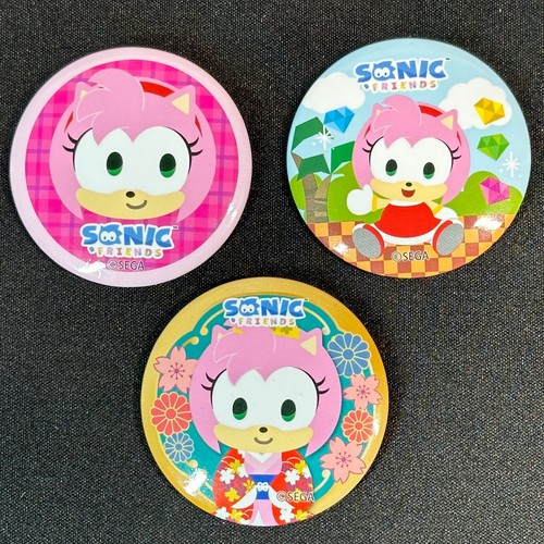Round Shaped Tin Badge Collection A - Sonic the Hedgehog (9Pcs/BOX
