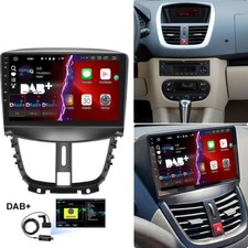 Autoradio 64 GB Apple Carplay DAB+ per Peugeot 207 CC 2006-2015 Android 13.0 GPS