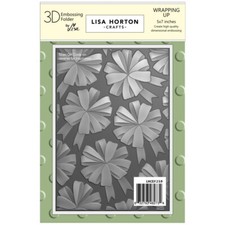 Lisa Horton Crafts Embossing Folder Wrapping Up