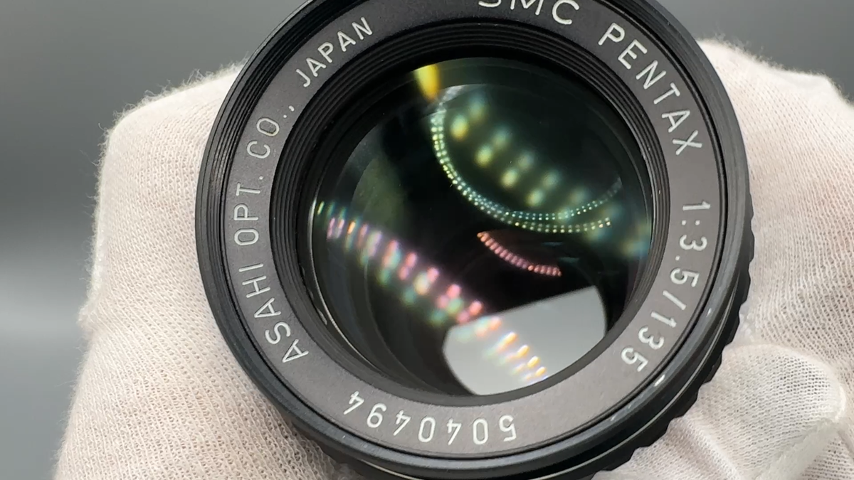 Near Mint] ASAHI OPT. CO., PENTAX SMC 135mm F/3.5 K Mount Lens