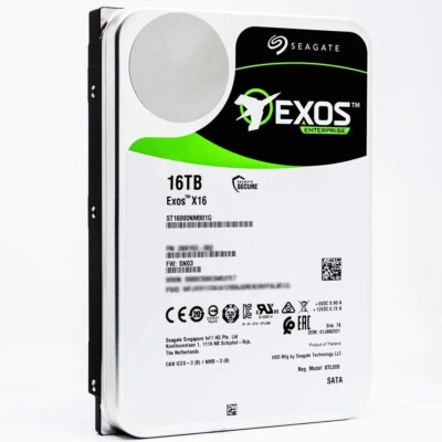 Seagate Exos X16 (7200RPM, 3.5 Seagate Exos X16 (7200RPM, 3.5