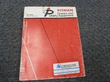 Pitman PC1300 Montado Camión Agujero Barrenador Piezas Catálogo Manual xz