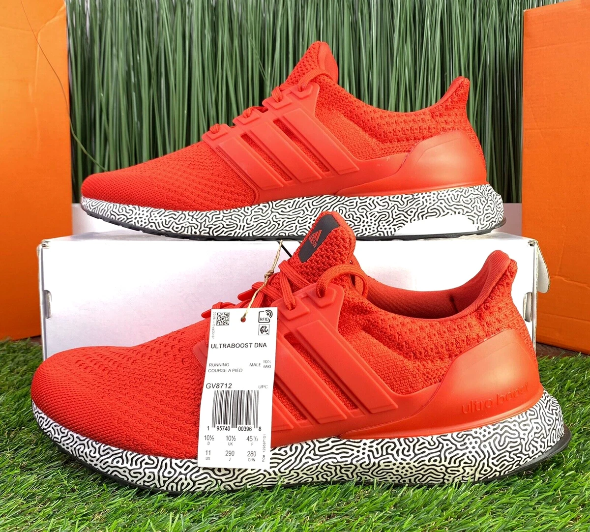 Adidas Ultra boost DNA Red White Black Running GV8712 | eBay