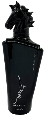 LATTAFA MAAHIR BLACK EDITION EAU DE PARFUM SPRAY UNISEX 3.4 Oz
