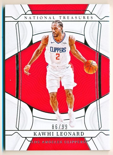 2021-22 National Treasures Kawhi Leonard Base #37 (86/99)