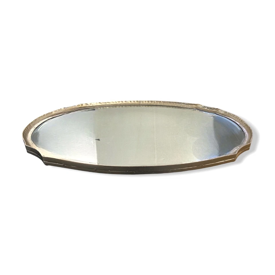 $260 White Label Silver Abigail Decorative Oval Wall Mirror - Image 4 of 4