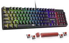 Redragon Mechanical Gaming Keyboard Wired, 11 Programmable Backlit Modes