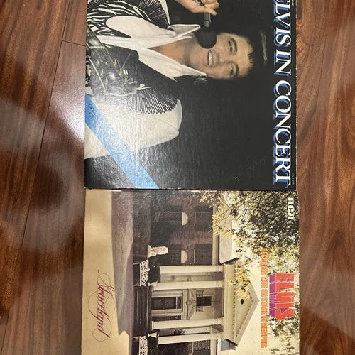 Elvis Presley Lot Of 2 LP’s Elvis Live And Elvis Live In Memphis