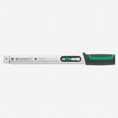 Stahlwille 730 Quick Basic Torque Wrench, Size 10, 20-100 Nm, 9 x 12mm