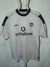 Vintage Original 2000 2001 Manchester United Umbro Away Football Shirt L 46inch