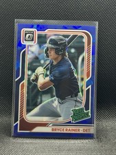 BRYCE RAINER 2026 Donruss Baseball #130 Optic Blue Cracked Ice /15