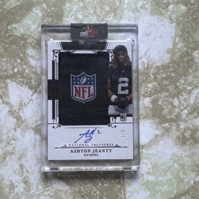 2025 Panini Nat'l Treasures Ashton Jeanty Rookie Patch Auto /3 Raiders