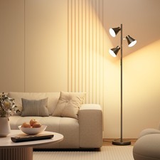 SIBRILLE 36W LED Tree Floor Lamp, Dimmable Tall Standing Lamp with Remote  T...