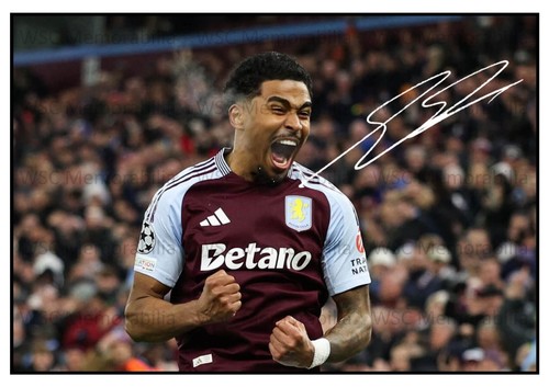 11189. Ian Maatsen Signed Pictures (A4 Prints) Aston Villa Chelsea Burnley etc.