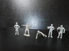 1950s VTG MARX Tom Corbett's Space Academy orig. gray figures lot (1 woman) L5