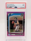 💥 2024 Donruss Rated Rookie Caleb Williams #327 Optic Preview Pink Prizm PSA 9