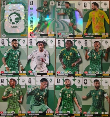 Panini Fifa World Cup 2026 12x  Teamcards Saudi Arabia