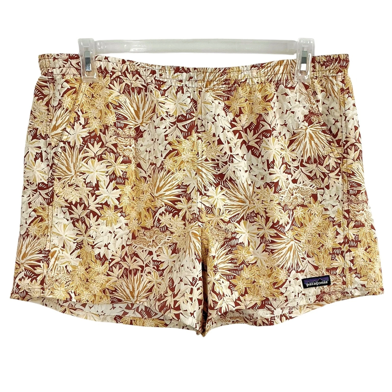 Patagonia Baggies NetPlus Shorts Men's XL Floral Swim Beach Hiking NWOT