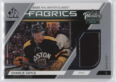 2023-24 Upper Deck SP Game Used Winter Classic Fabrics Charlie Coyle #WC-9 1ro3