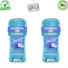 2pk Secret Fresh Clear Gel Antiperspirant  Deodorant Women Mountain Air, 2.6oz