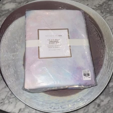 Pottery Barn Teen Pink Multicolor Tie Dye  4 Piece Full Size Sheet Set New