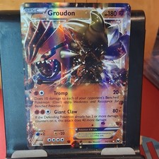 The Pokémon Company Groudon EX Ultra Rare Holo Dark Explorers 54/108 Eng 180HP on eBay