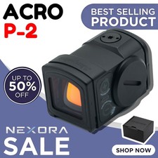 ACRO P2 Enclosed Red Dot Sight - Holds 9mm & 5.56 - USA Shipping w/ Original Box