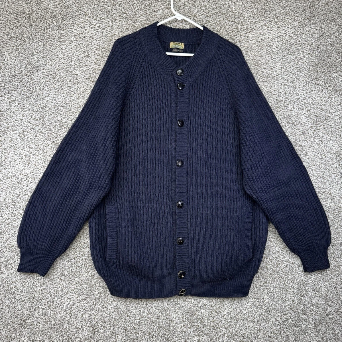 Blue 1980s 100% Wool Vintage Sweaters for Men for sale | eBay