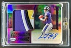 2018 Panini Certified Lamar Jackson Rookie Patch Auto Mirror Purple RC #8/10