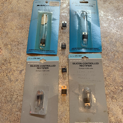 Mixed Lot of 8 Volt Regulator, Silicon-Controlled Rectifier, Misc Parts