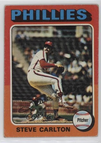 1975 Topps Steve Carlton #185 HOF - Zdjęcie 1 z 4