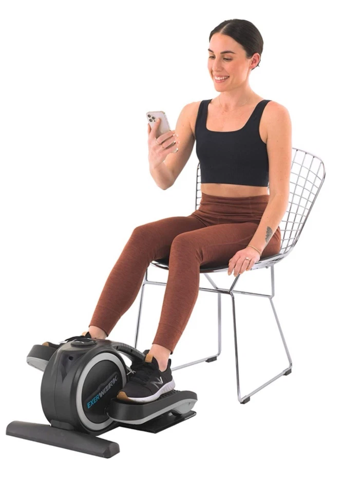 Exerpeutic Exerwork 7302 Under Desk Elliptical - My CloudFitness App Fitness New - Image 2 of 4