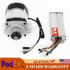 750W 48V DC Brushless/Brush Electric Motor Kit for Scooter/Go Kart/Reduction ATV