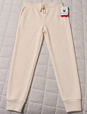 Spyder Women's Pearl Ribbed Knit Jogger Pants Drawstring Pockets Stretch M